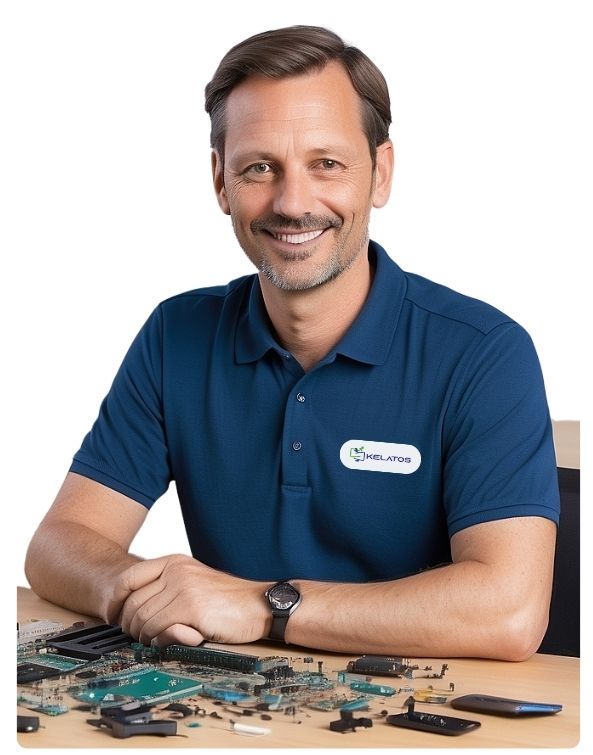 Técnico Kelatos reparando ordenador en Madrid