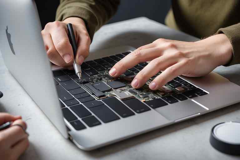 ¿Cómo reparar el touchpad en un MacBook Air?